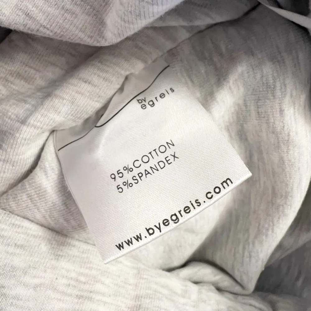 By Egreis Colorblock Neon Joggers High Rise Soft Knit Gray Size Medium Cotton - Image 8