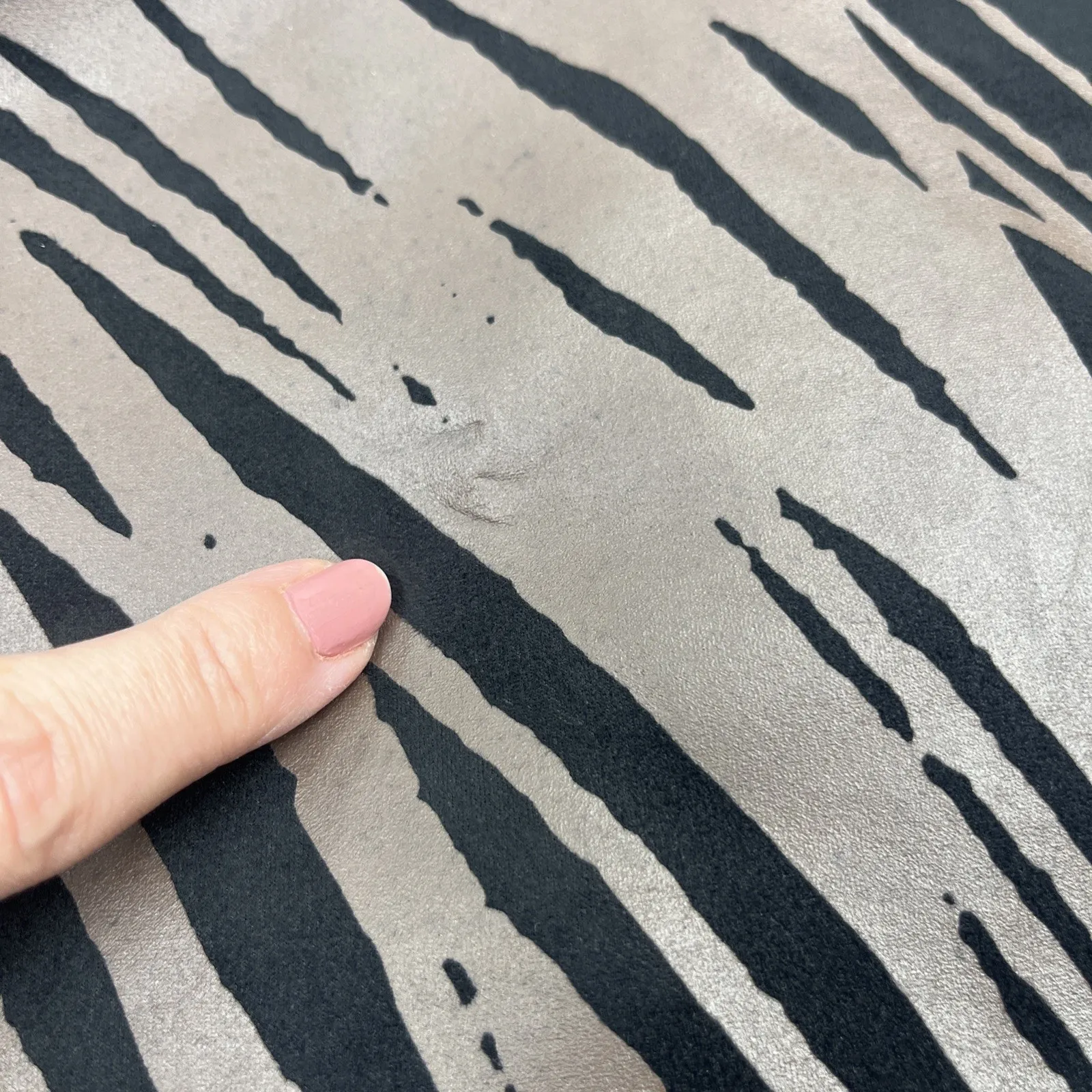 Ali Miles Boho Faux Suede Printed Jacket Womens Sz 1X Black Brown Artsy Western - Image 8