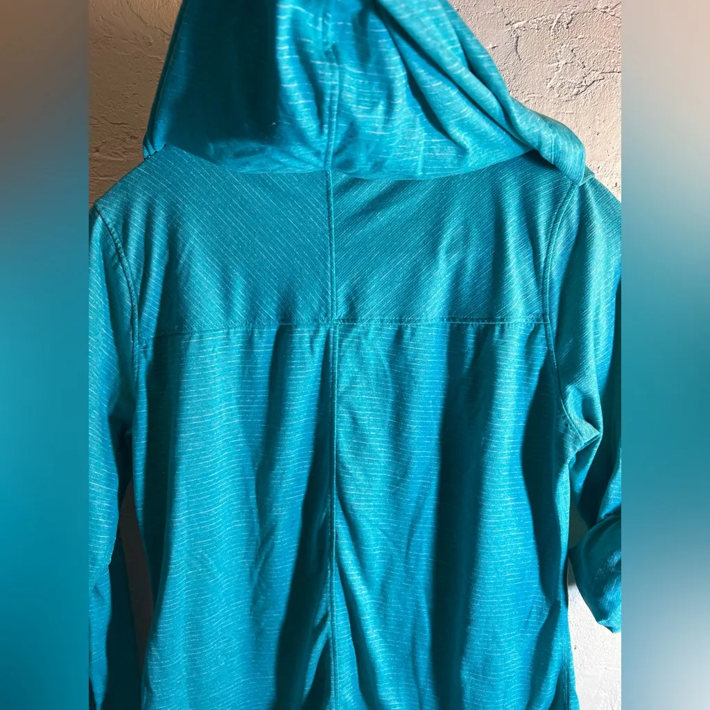 Marmot Turquoise Women's Hoodie outdoor gorpcore normcore long sleeve rolled SP - Image 10