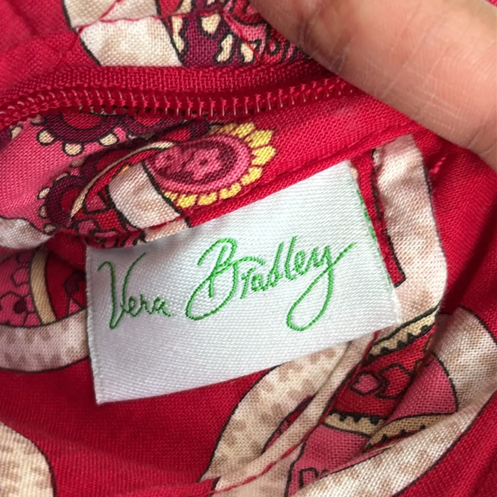 Vera Bradley crossbody Bag in Raspberry Paisley Pattern - Image 12