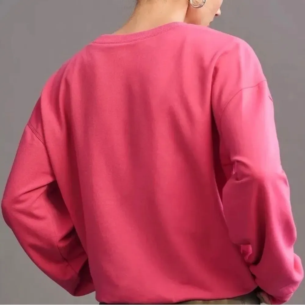 Maeve By Anthropologie Pink Twist Front Sweatshirt Size XS - Image 3