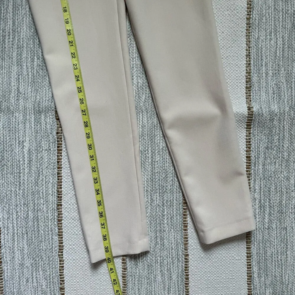 Zara Beige Cigarette Leg High Rise Trouser Pants Women’s Size XS Bloggers Fave - Image 7