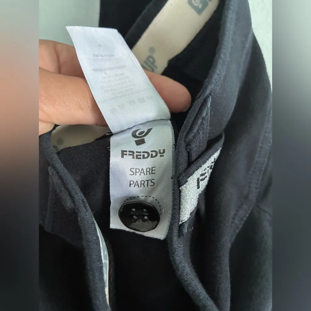 Freddy WRUP Cargo Skinny Legging Butt Shaping Black Ankle Pants Sz L Size L - Image 9