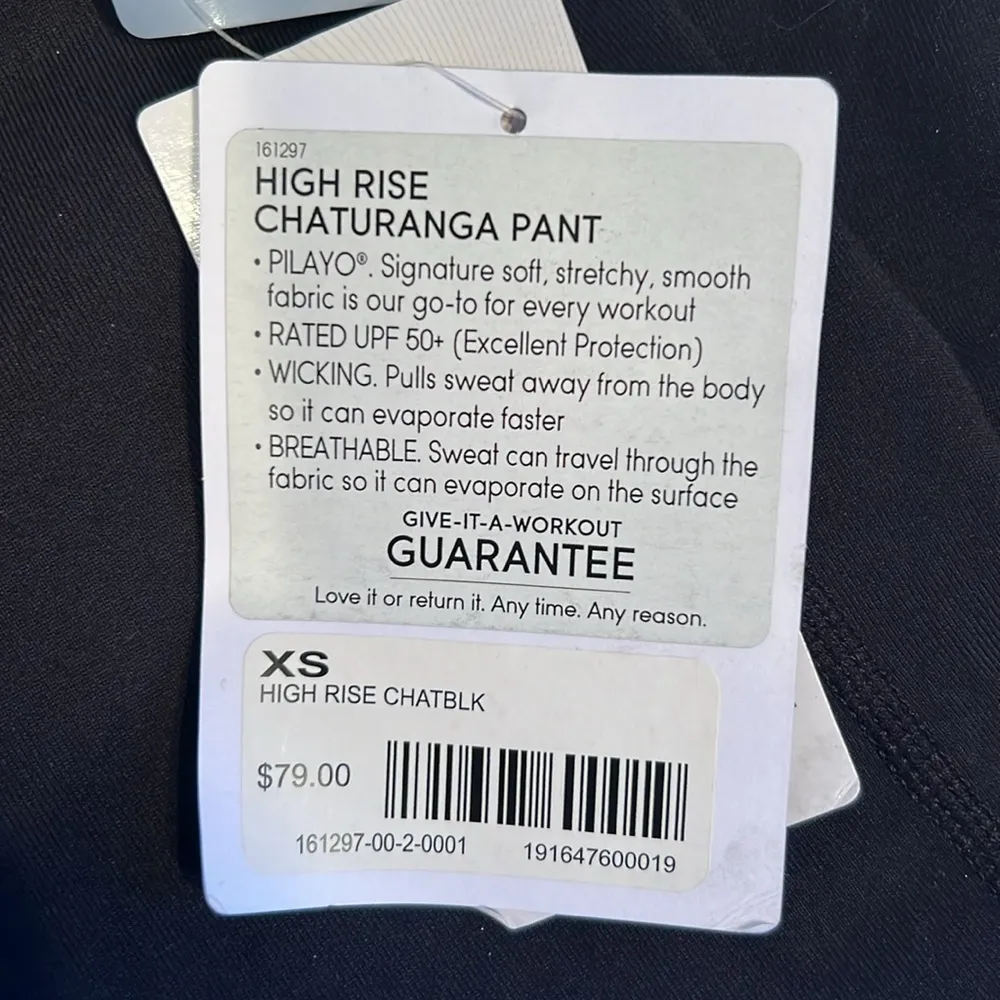 Athleta Pants Womens XS Black High Rise Chaturanga Athletic Pilayo Wide Leg NWT - Image 10