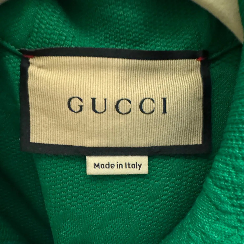 Gucci Authentic GG  Emerald Green Jacket - Image 2