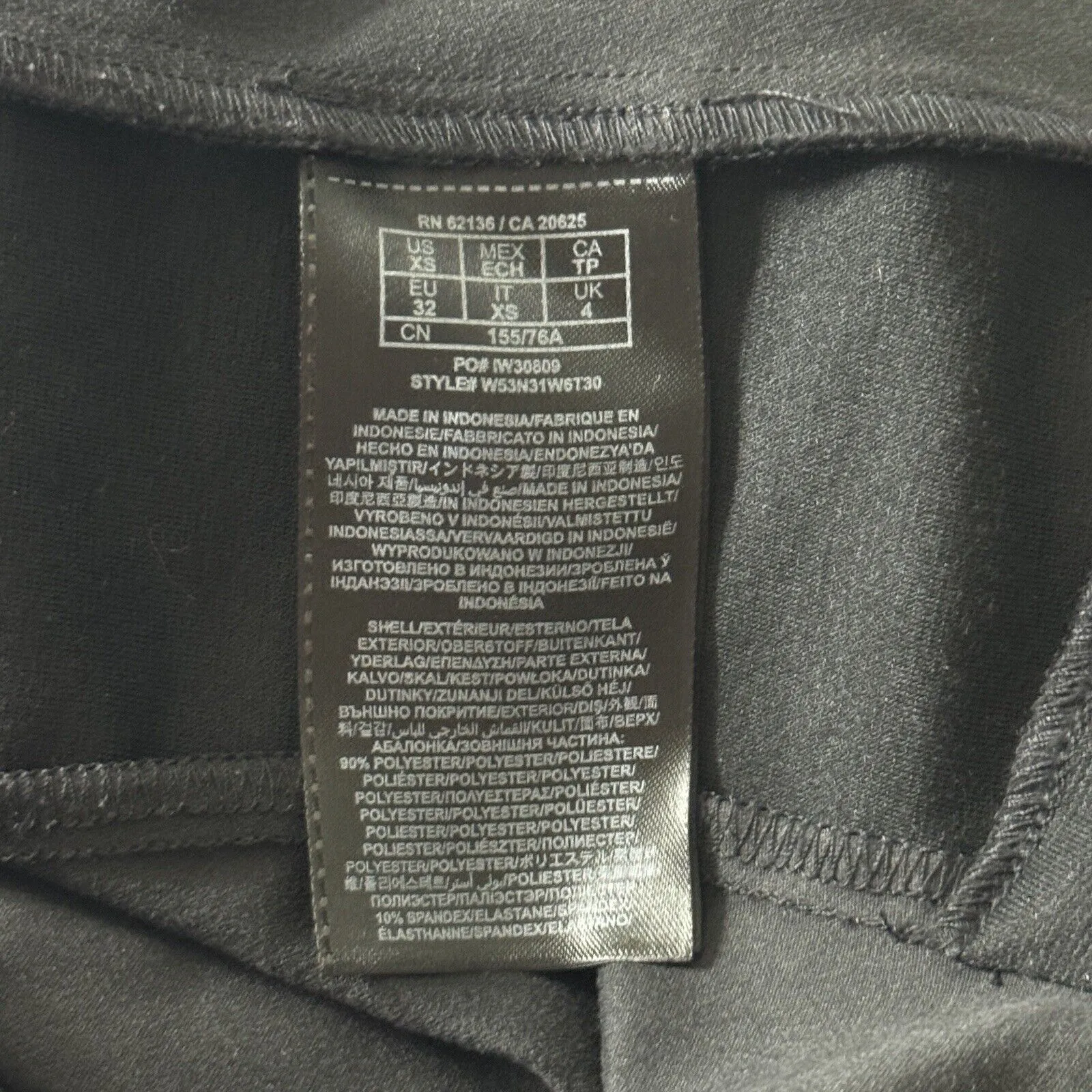 Guess‎ Jacket Womens XS Black Lightweight Vegan Leather Cropped Edgy Rocker Punk - Image 8