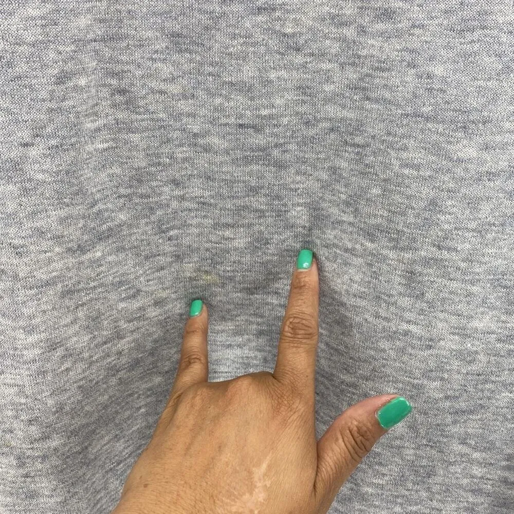 Eileen Fisher merino wool alpaca blend dress tunic side slit sz S gray - Image 3