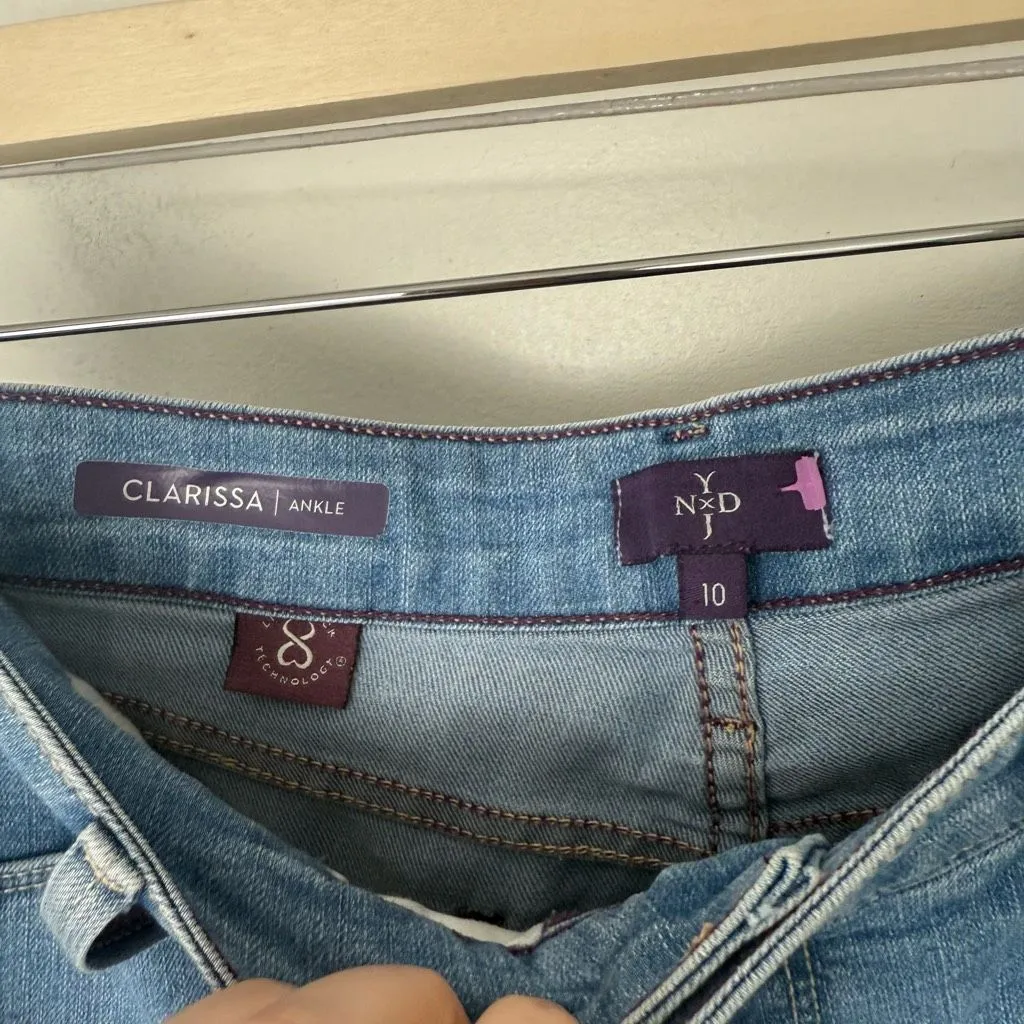 NYDJ Not Your Daughters Jeans Women’s 10 Clarissa Ankle Jeans - Image 2