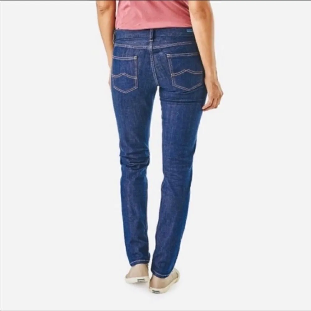 Patagonia Organic Cotton Stretch Skinny Jeans Medium Dark Blue Size 26 - Image 4