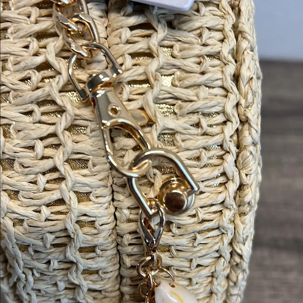 Haute Hippie | Woven Texture Crossbody Bag w/Seashell Charms - Image 15