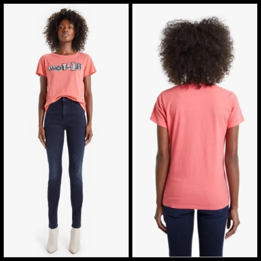 💕MOTHER💕 Itty Bitty Goodie Tee ~ Mother Script Pink Size M - Image 4