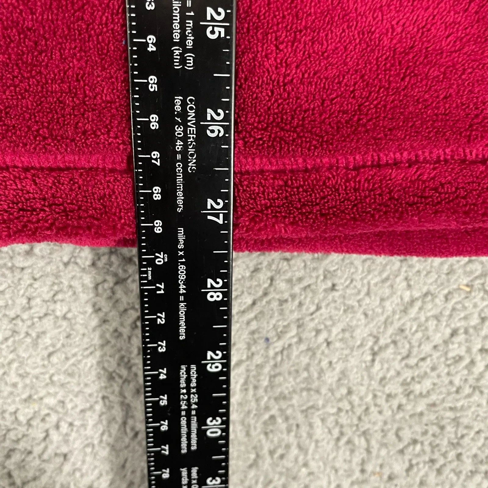 White Sierra Fleece Jacket Women 1X Pink Full Zip - Image 6