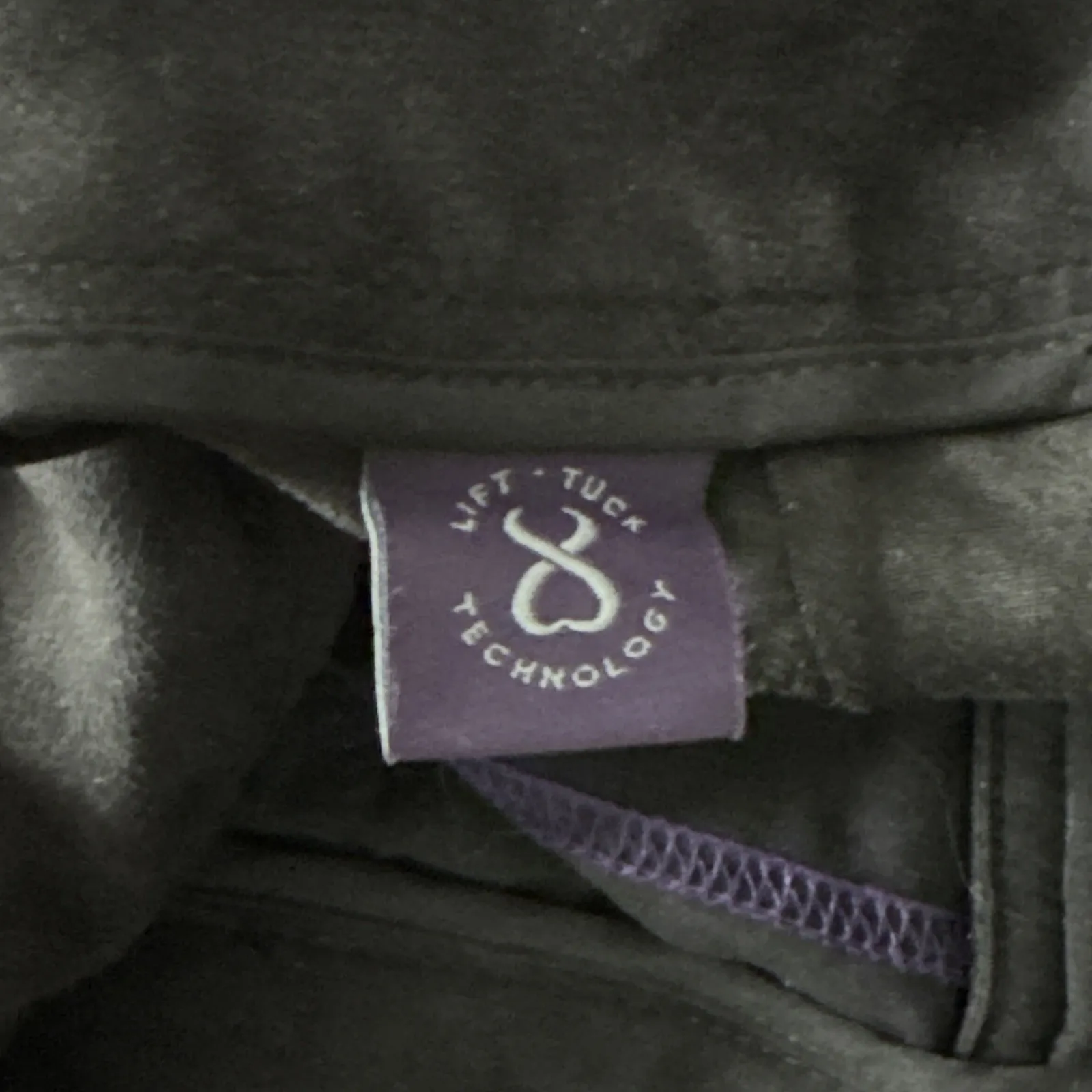 NYDJ Pants Black Career Dress Pants Straight Faux Suede Black Size‎ 10 Neutral - Image 7