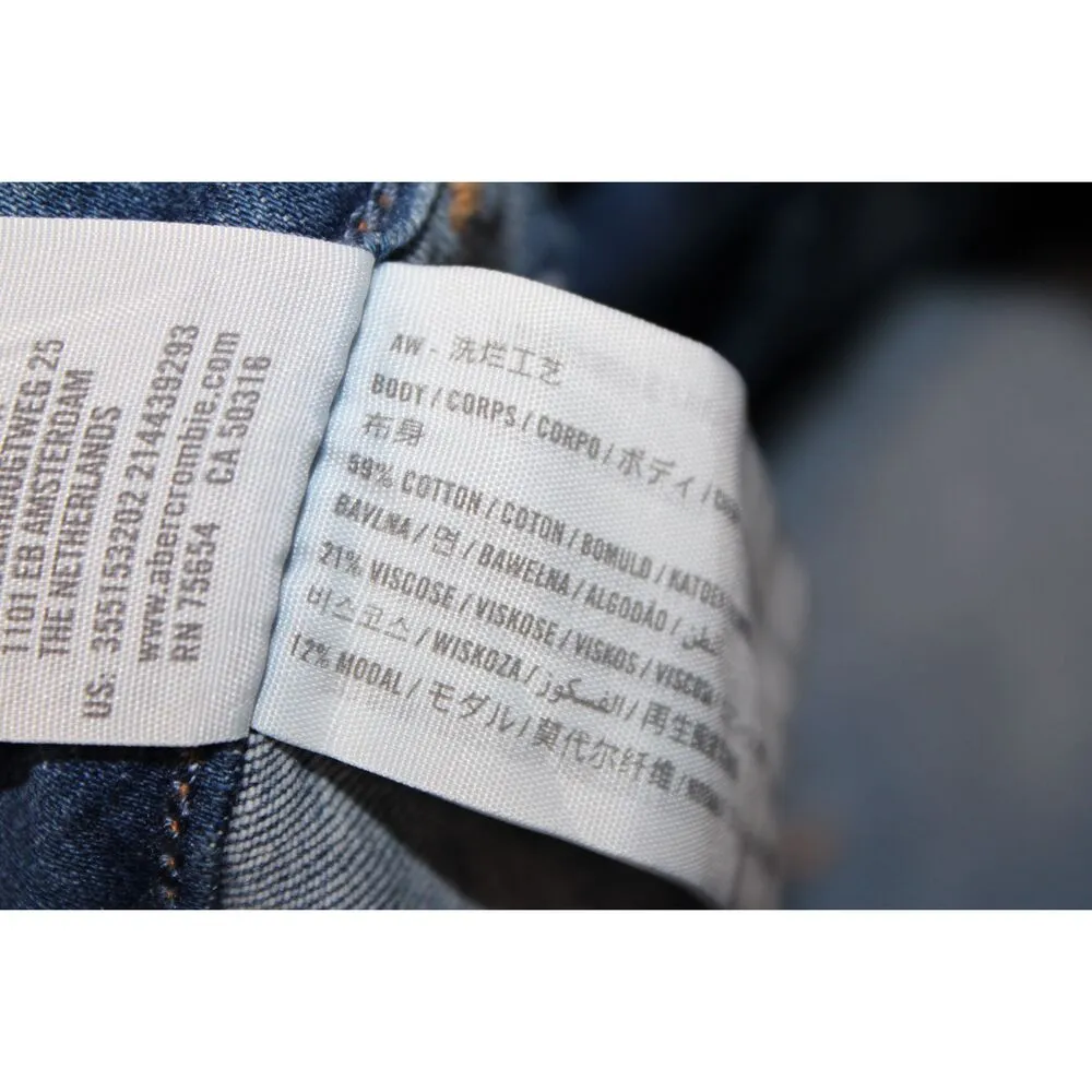 NWT Womens Hollister High-Rise Jean Legging Blue Denim Skinny Jeans Size 25 x 28 - Image 4