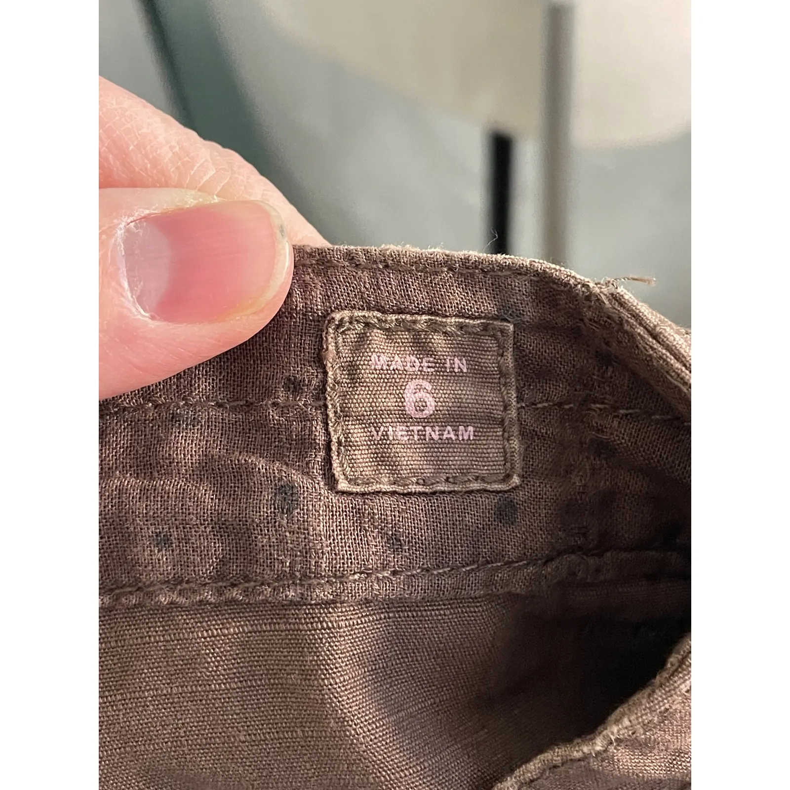 Life is Good  Womens Brown Cargo Cropped Pants Size 6 - Image 13