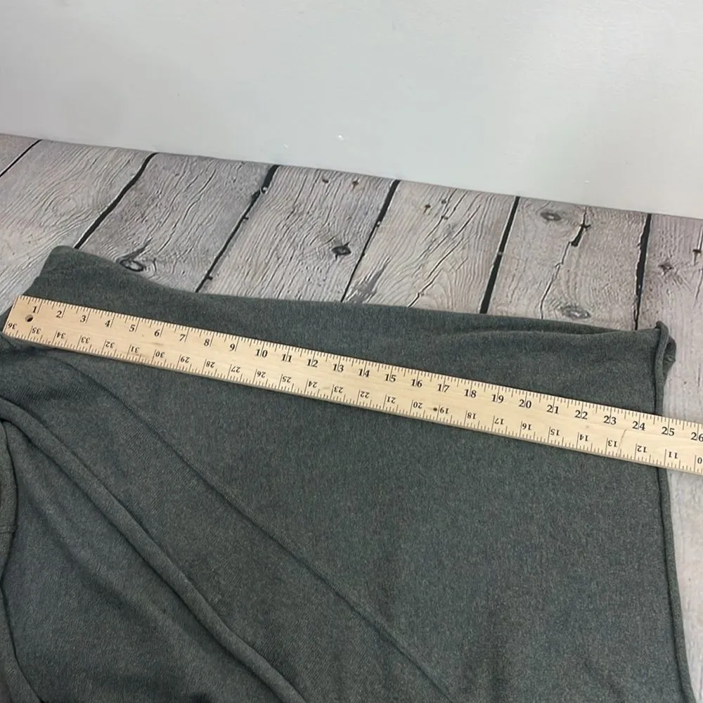 Prana Women's Gray Open Front Sweater waterfall front size Large - Image 12