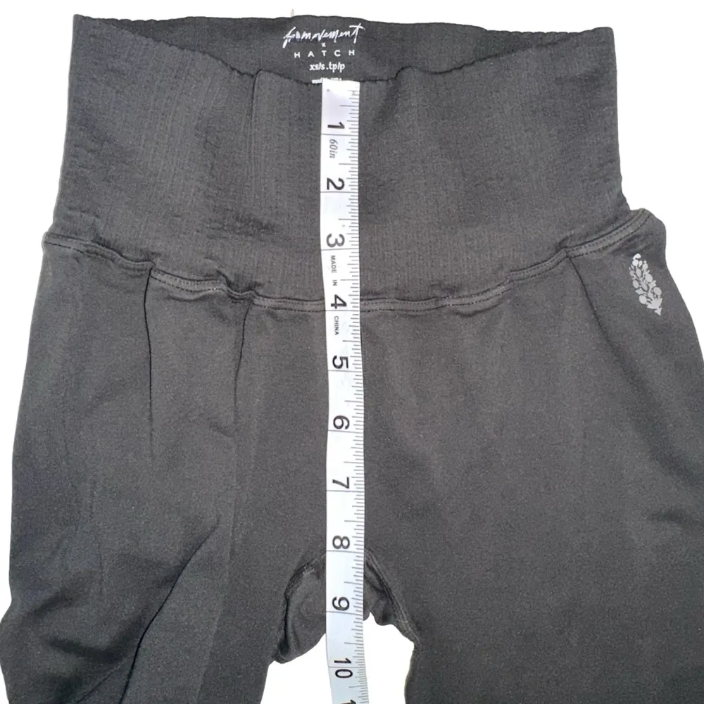 NWOT Free People Movement X Hatch Good Karma Gray 7/8 Maternity Leggings XS/S - Image 6