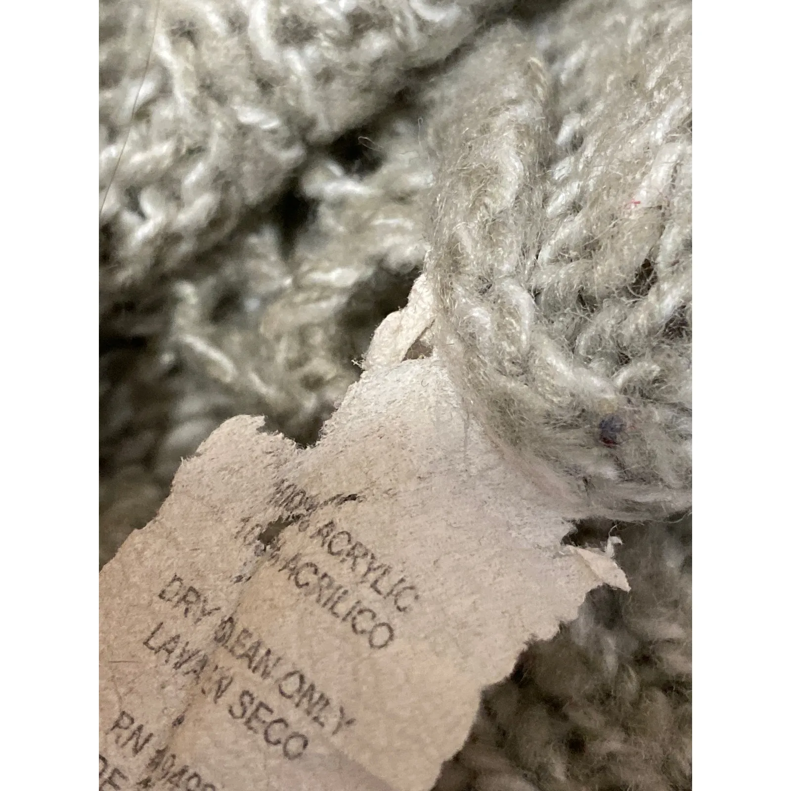 Forever Beige Cable Knit Collared Long Sleeve Button Down Jacket Sweater Top S - Image 4