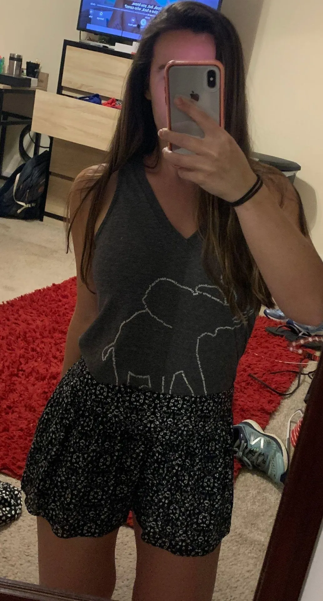 American Eagle Flowy Party High Waisted Shorts - Image 4