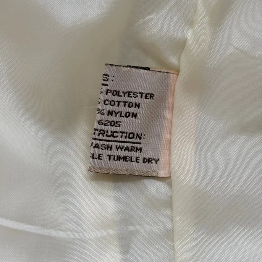 Vintage Saxton Hall Driving Coat Sz 10T‎ Cream Motoring Duster - Image 10