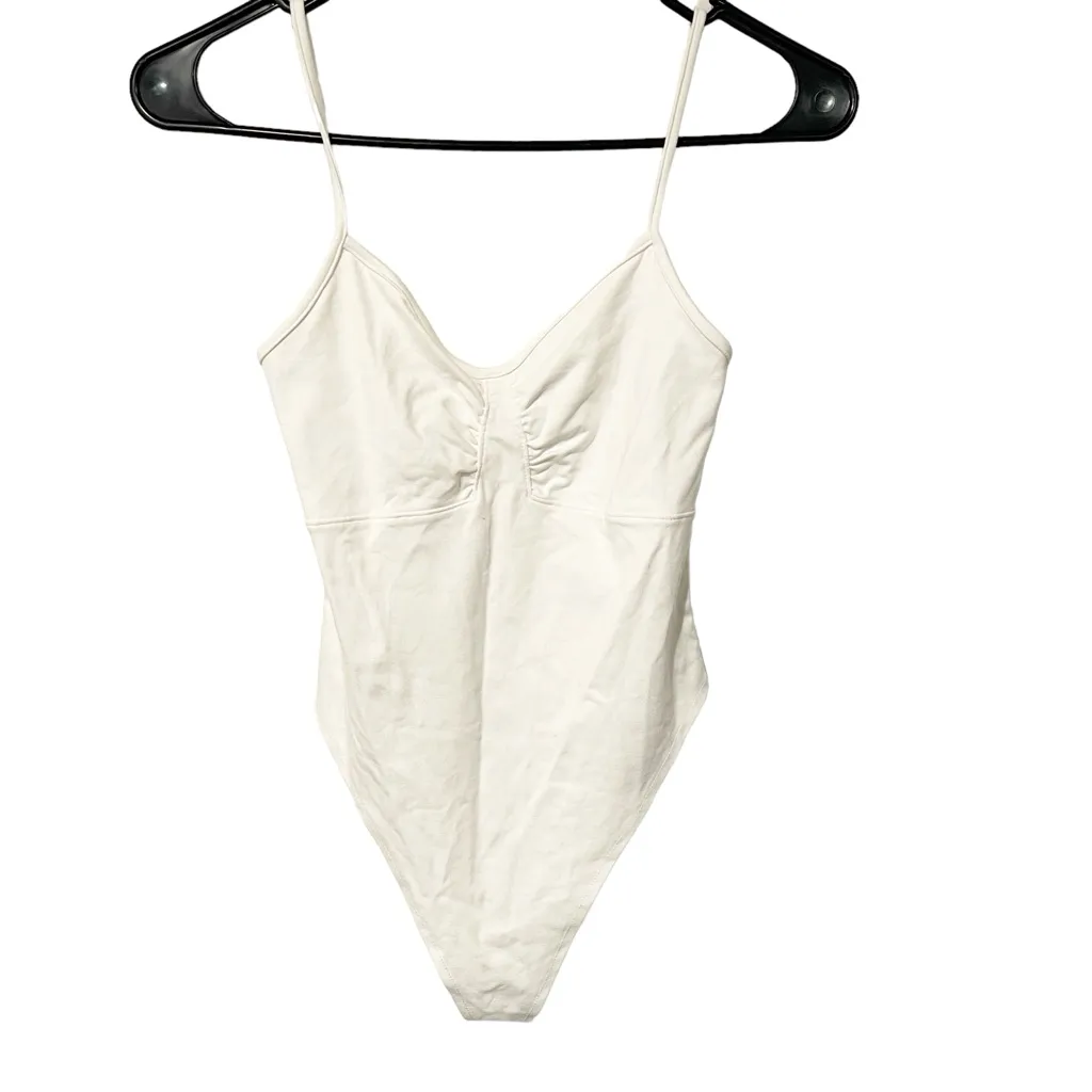 LIVE THE PROCESS Size Small Petite Vega Bodysuit In‎ White High Waist - Image 2