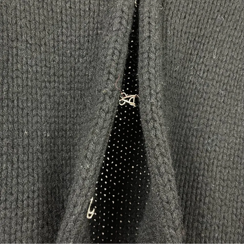 Roots Lambswool XS Longline Knit Collared Retro Cardigan Sweater Dress Coat - Image 4