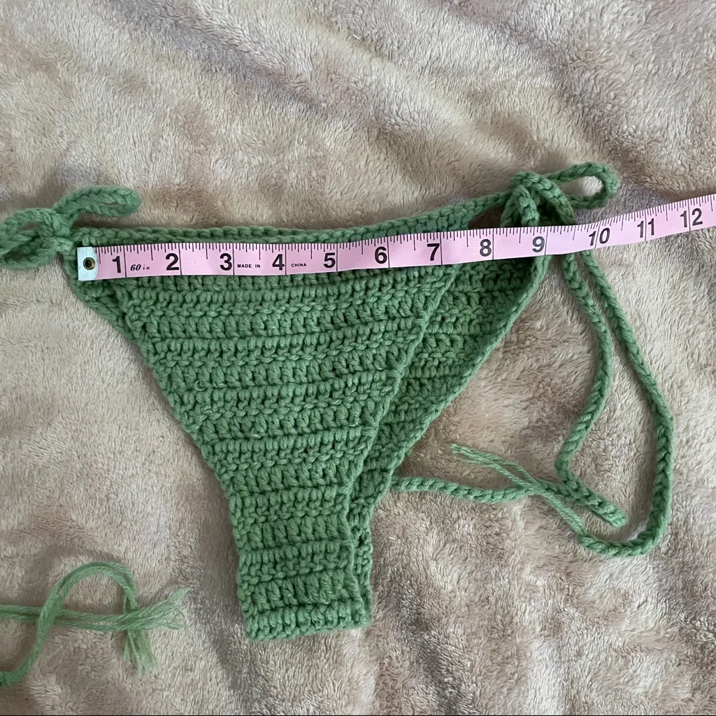 Crocheted swim bottoms Blue - Image 3