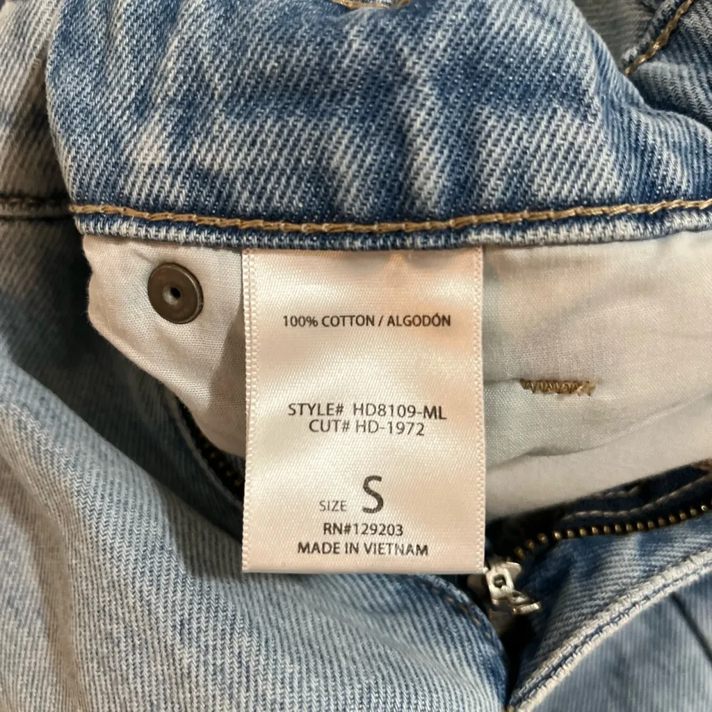 Hidden LA Dylan Denim Romper Size S Blue - Image 10