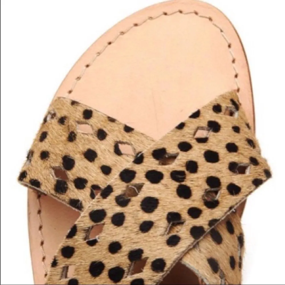 Matisse Whistler leopard Criss Cross Sandals - Image 7