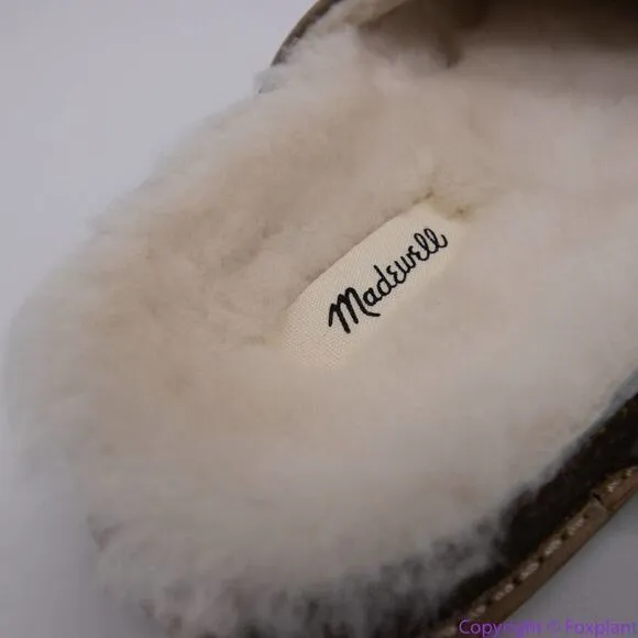 NEW Madewell The‎ Layne Clog Mule in Nubuck and Shearling, 7 - Image 9