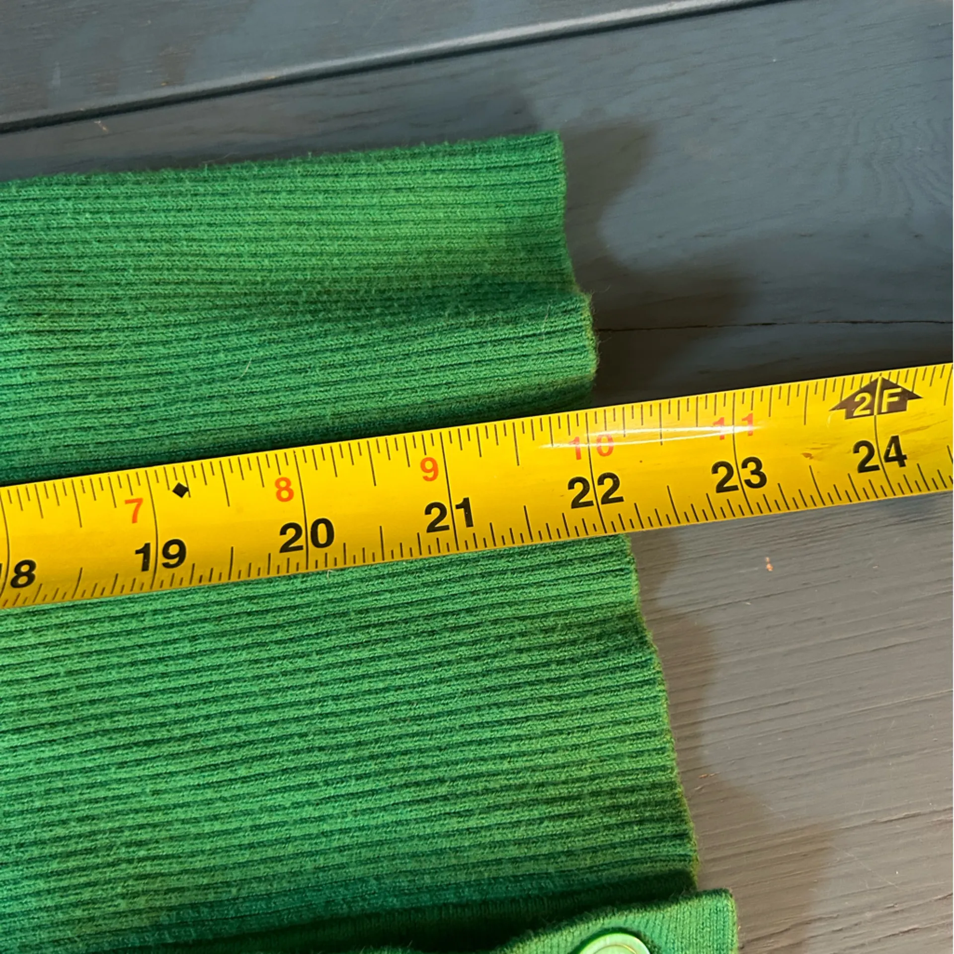 AB Studio Vibrant Green Knit Sweater Cardigan | Women’s Sz Small - Image 7