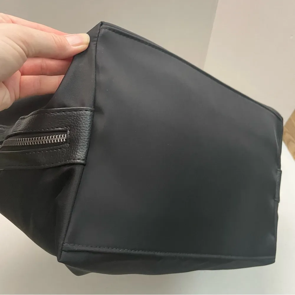 Tote Bag New York Bond Zipper Accents Organize Labtop Travel Work Black - Image 9