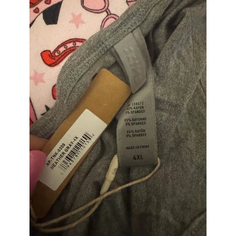 Skims size 4x heather gray sleep tank top AP-TNK-0209 4xl NWT - Image 7
