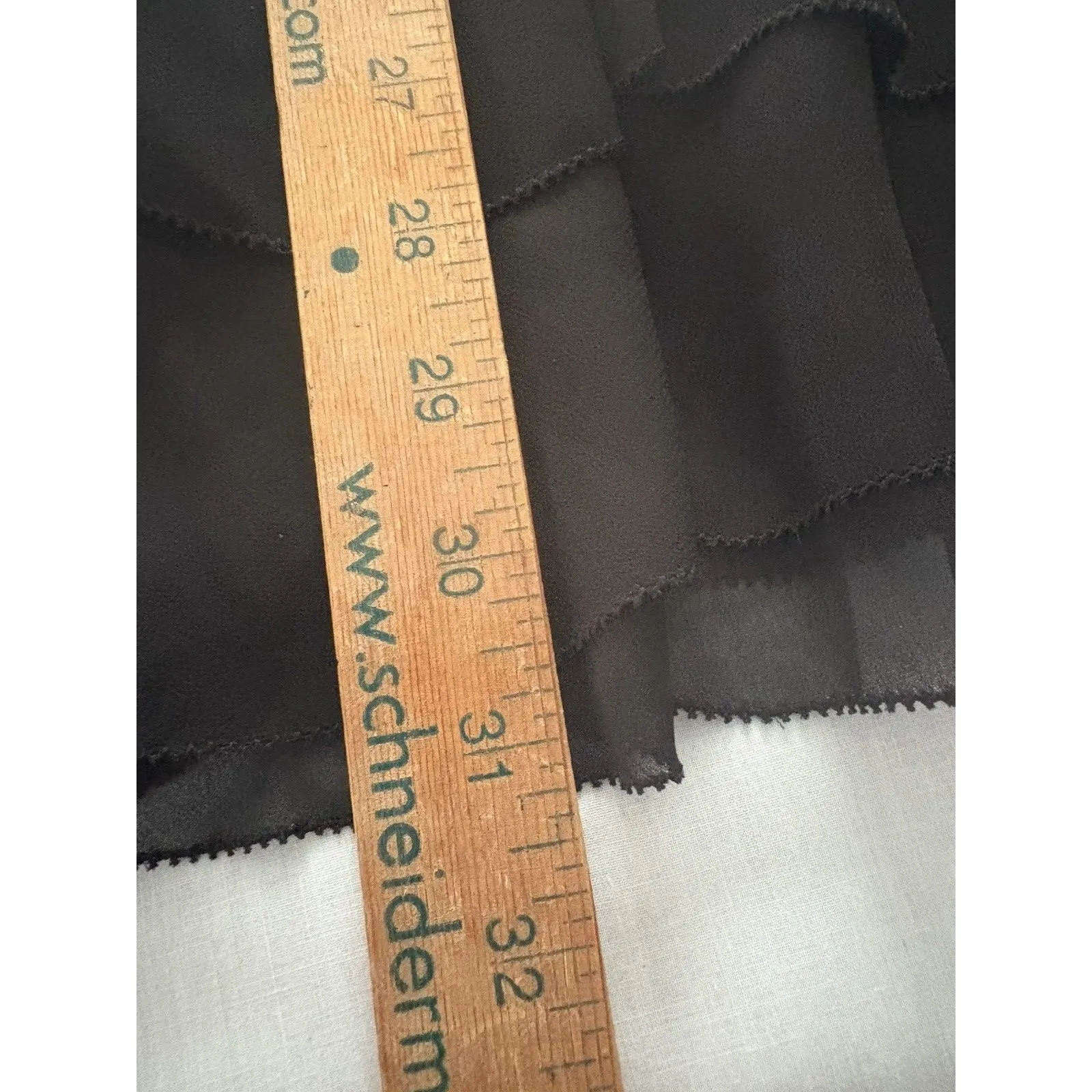 Storia Babydoll Dress Size S Black Ruffled Mini Witchy Goth Whimsy Feminine Y2K - Image 11