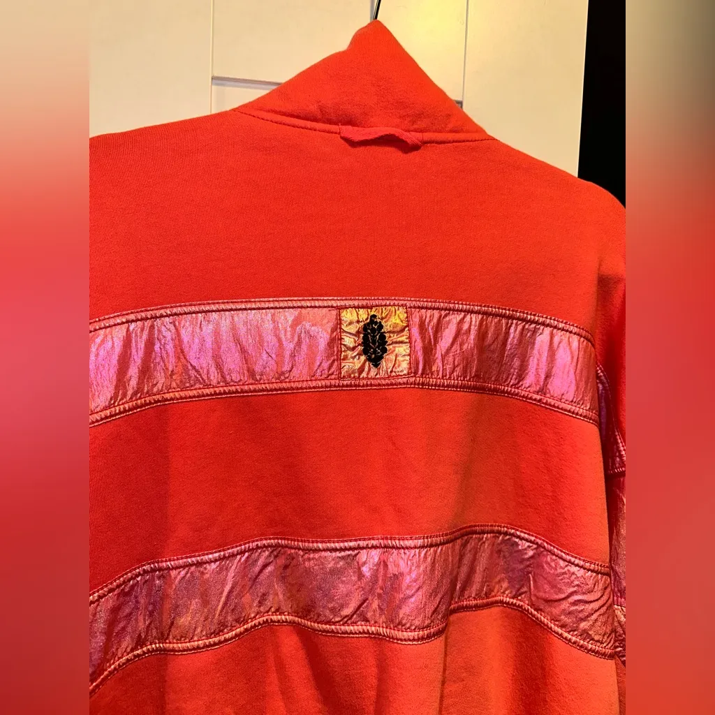 NWT Free People Movement Away We Go Half Zip in Hibiscus $128 MSRP - Image 12