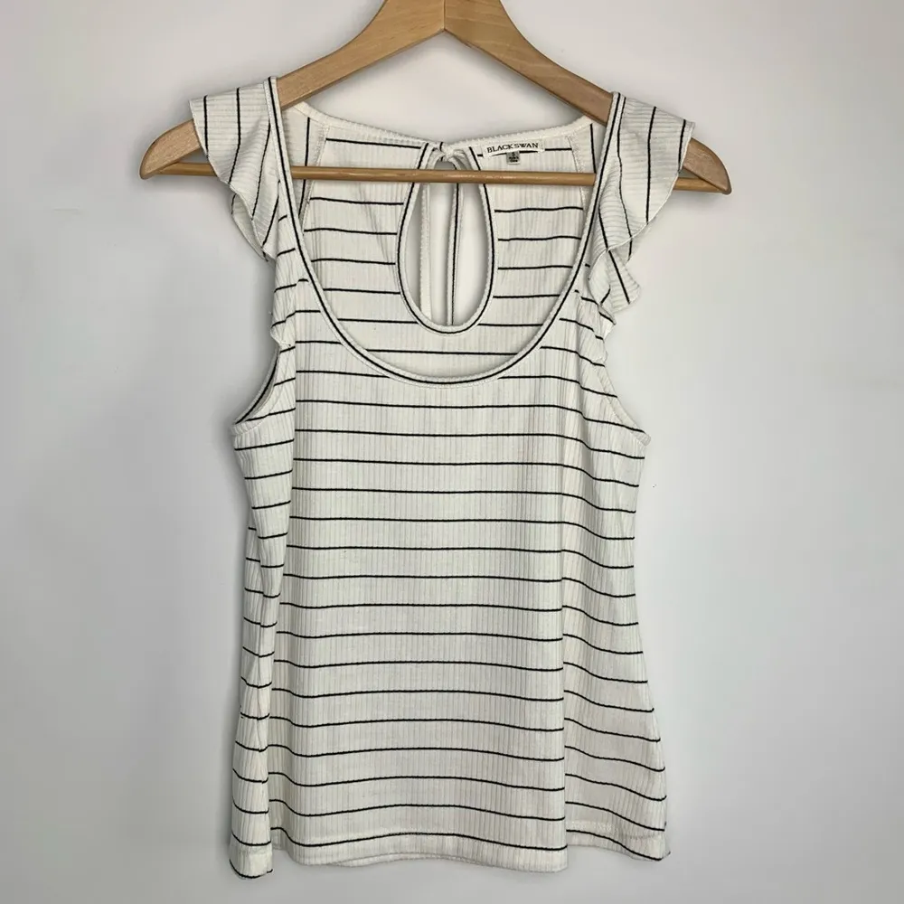 Black Swan Sylvie Ribbed Striped Tank Top - Image 3