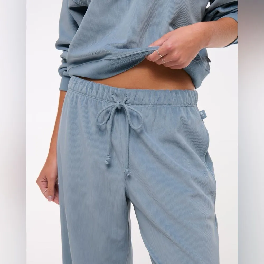 YPB superSOFT Rib Wide Leg Sweatpant Size M - Image 3