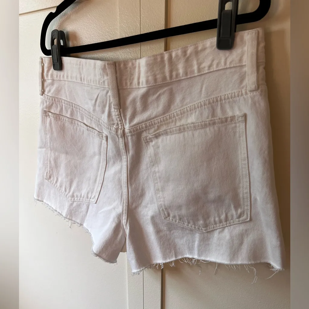 Madewell Relaxed White Denim Women’s NWT‎ Jean Shorts Size 30 - Image 10