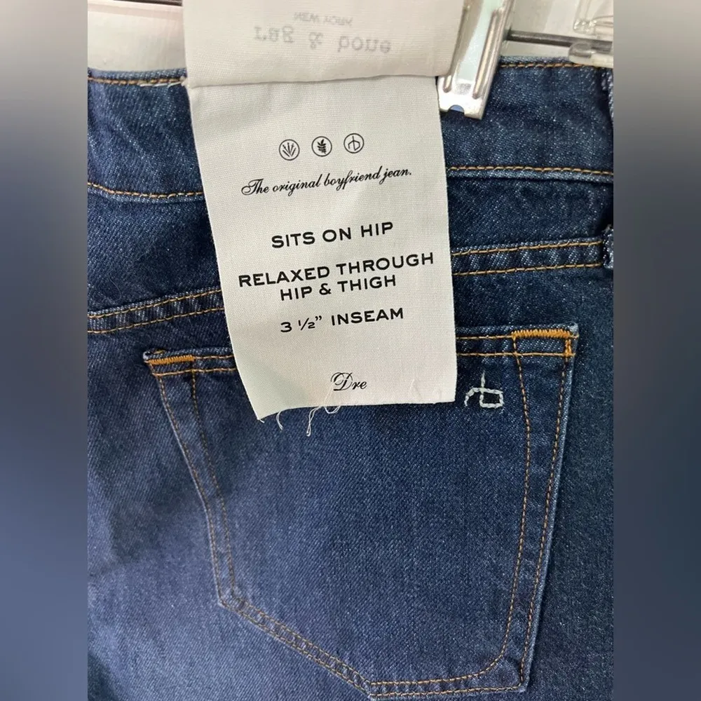 Rag & Bone Cotton Dre Low Rise Jean Frayed Cut Off Shorts in Cambria 28 NWT - Image 7