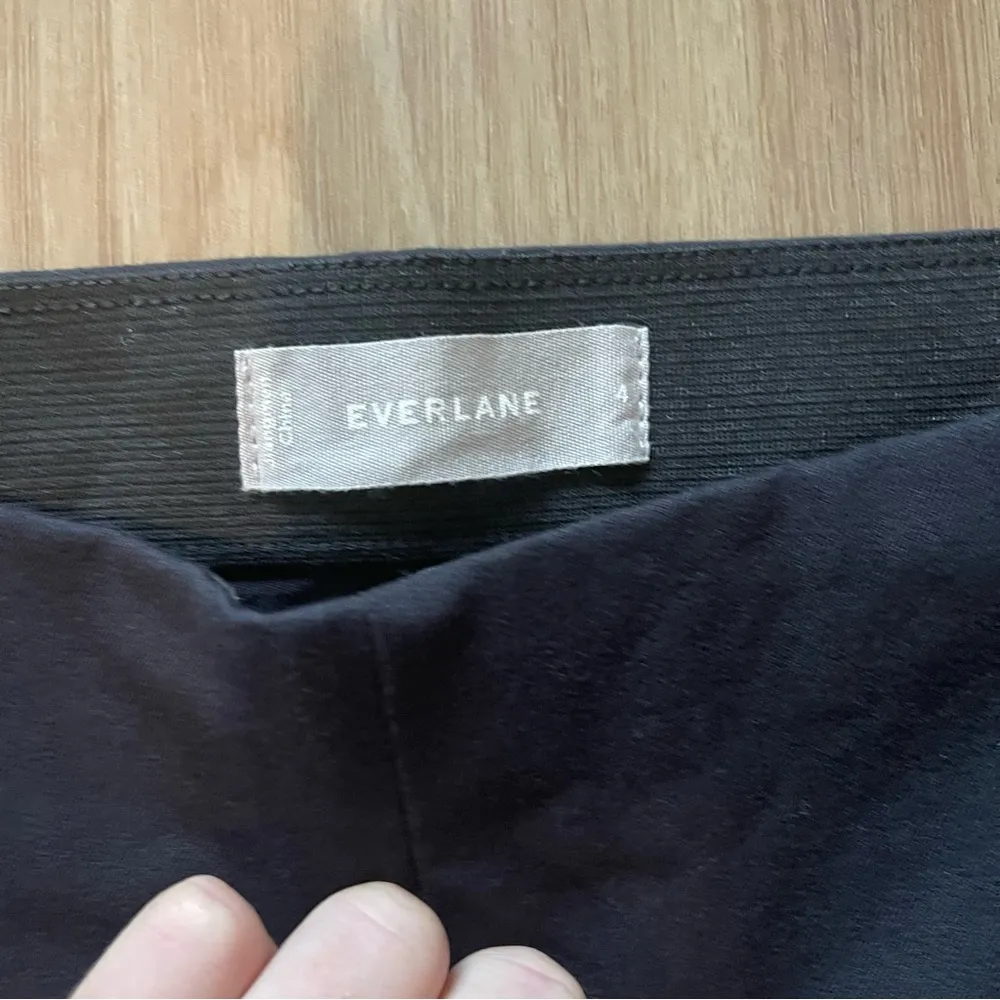 Everlane The Black Curvy Side Zip Stretch Cotton Pant - Image 7