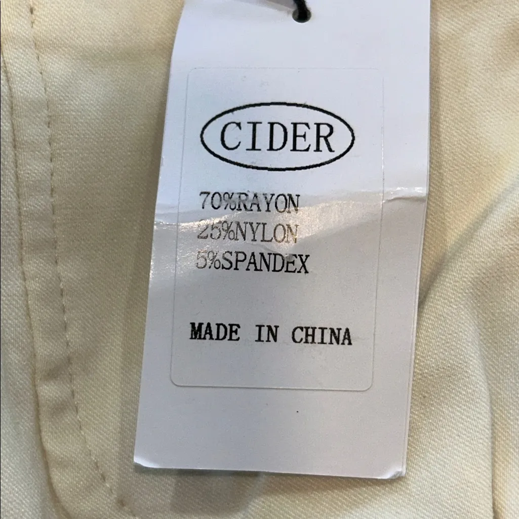 Juniors Cider Cream Tie-Strap Corset Top • XL • NWT - Image 5