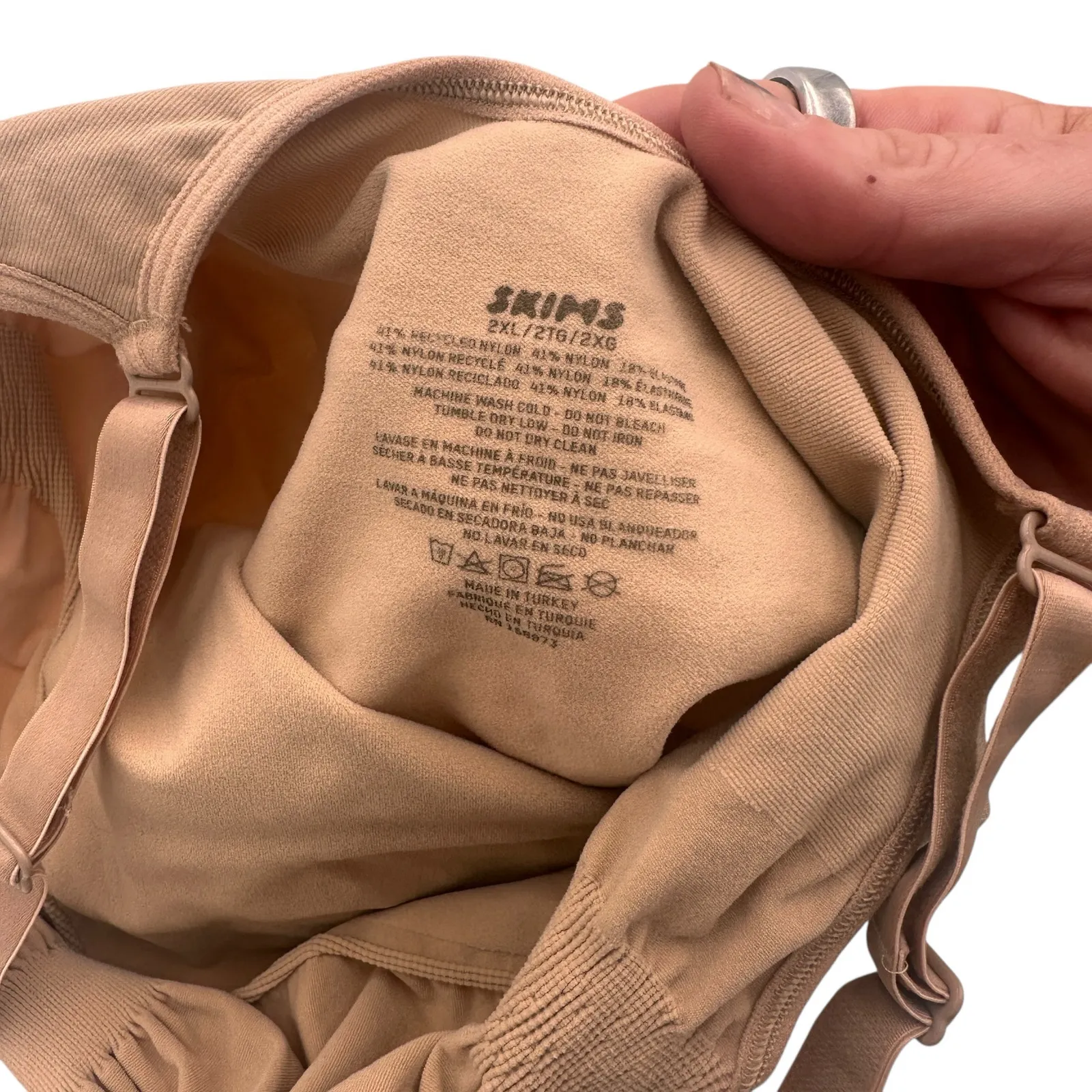 Skims Seamless Sculpting Mid Thigh Bodysuit Size 2XL - Image 5