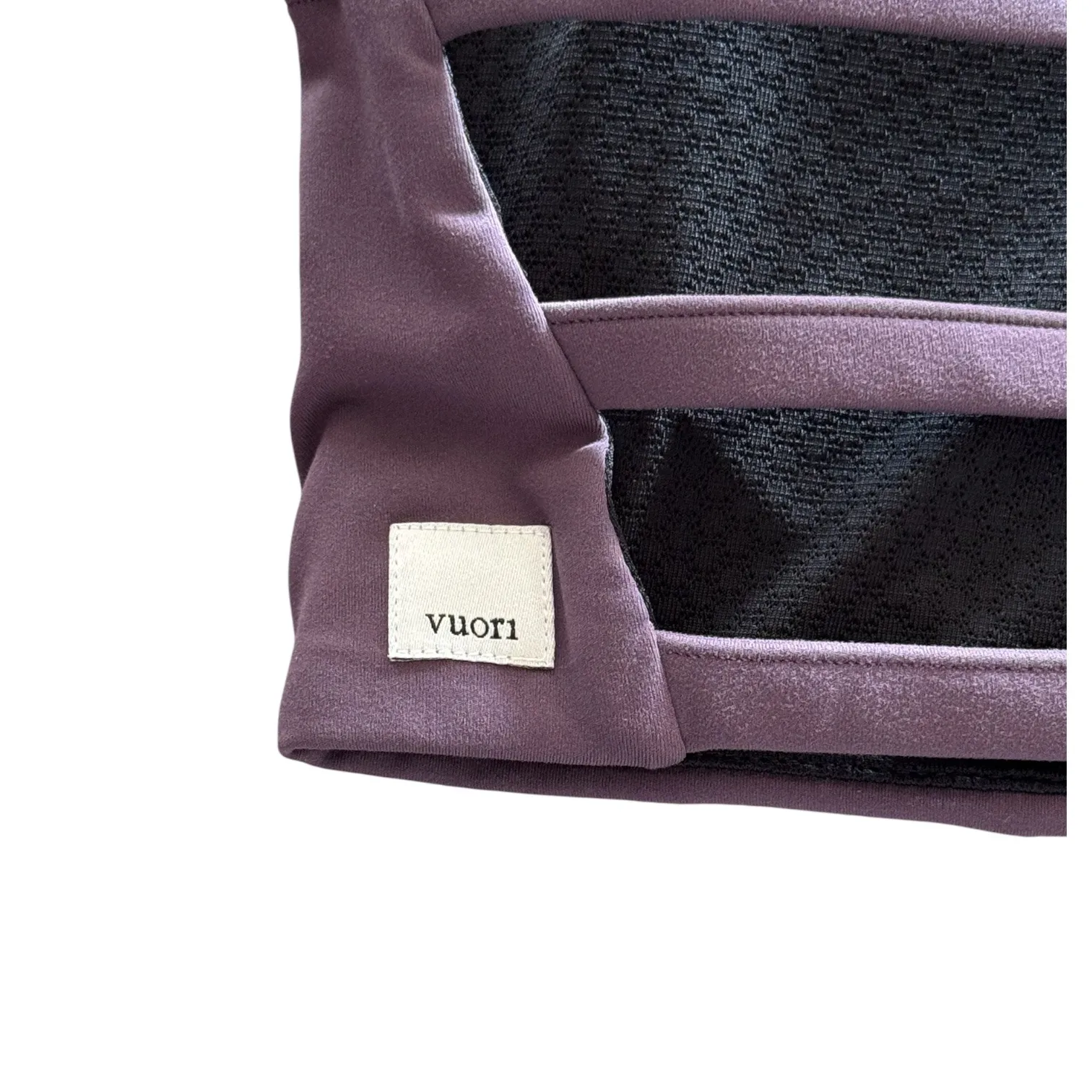 Vuori Women's Yosemite Plum Purple Strappy Back Sports Bra Hiking Training XS - Image 5