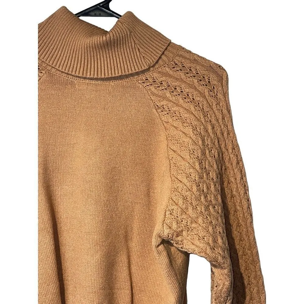 BB Dakota by Steve Madden Put A Wing On It Sweater in Light Camel XSmall Tan Size XS - Image 8