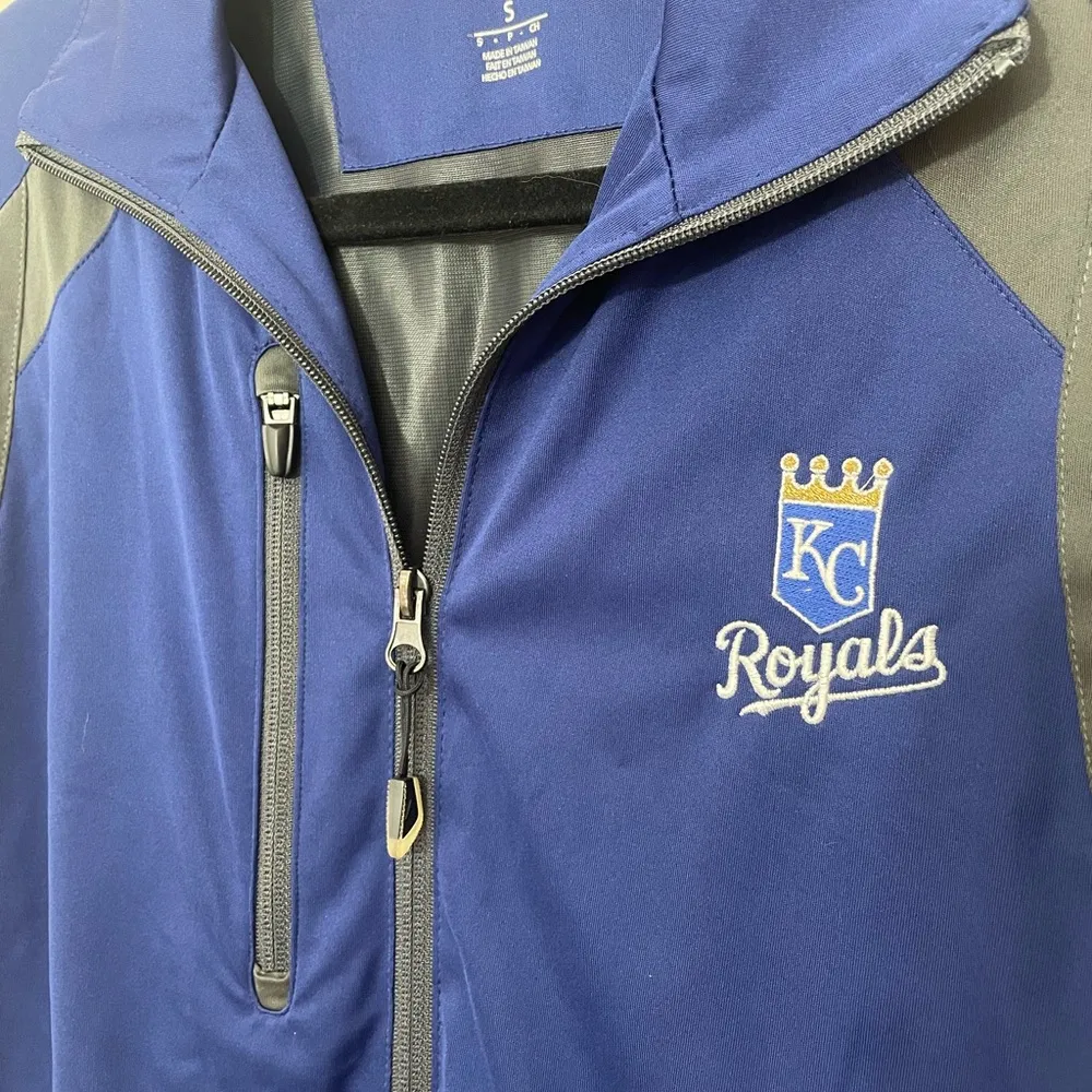 Antigua Kansas City Royals Full Zip Jacket ~ Zip Pockets ~ Women’s Size Small - Image 4