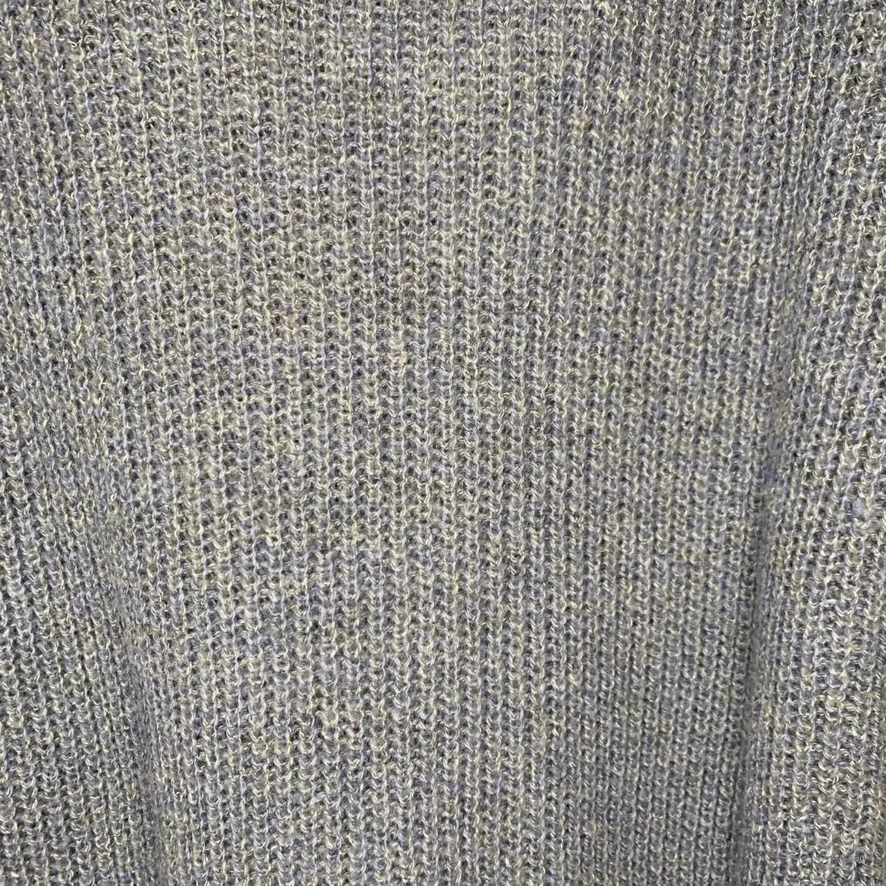 Vintage Cuddle Knits Blue Knit Sweat Shirt Sweater Top Granny Core Size S/M Purple - Image 4
