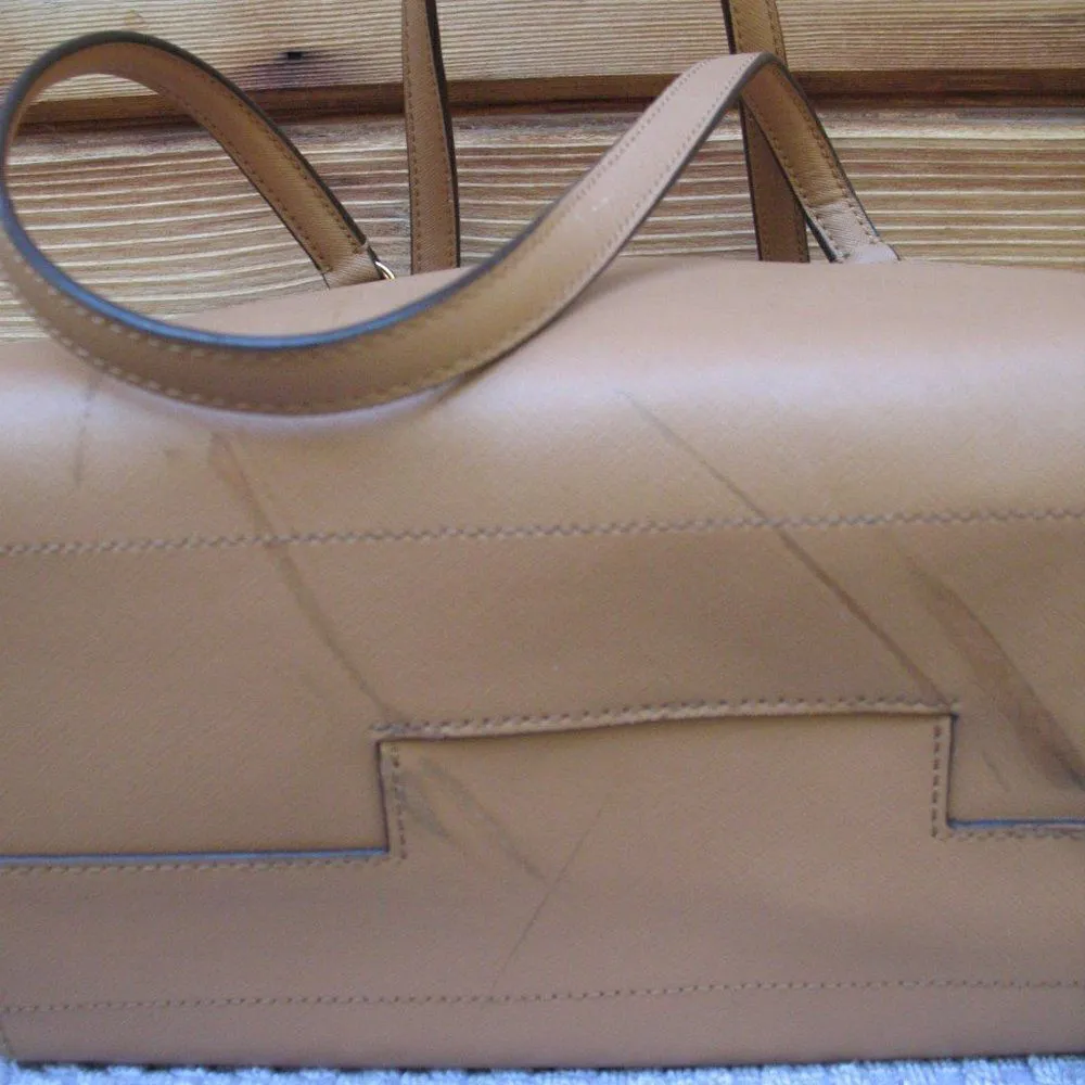 Tory Burch Robinson Small Tan Cardamom Bag Tote - Image 12