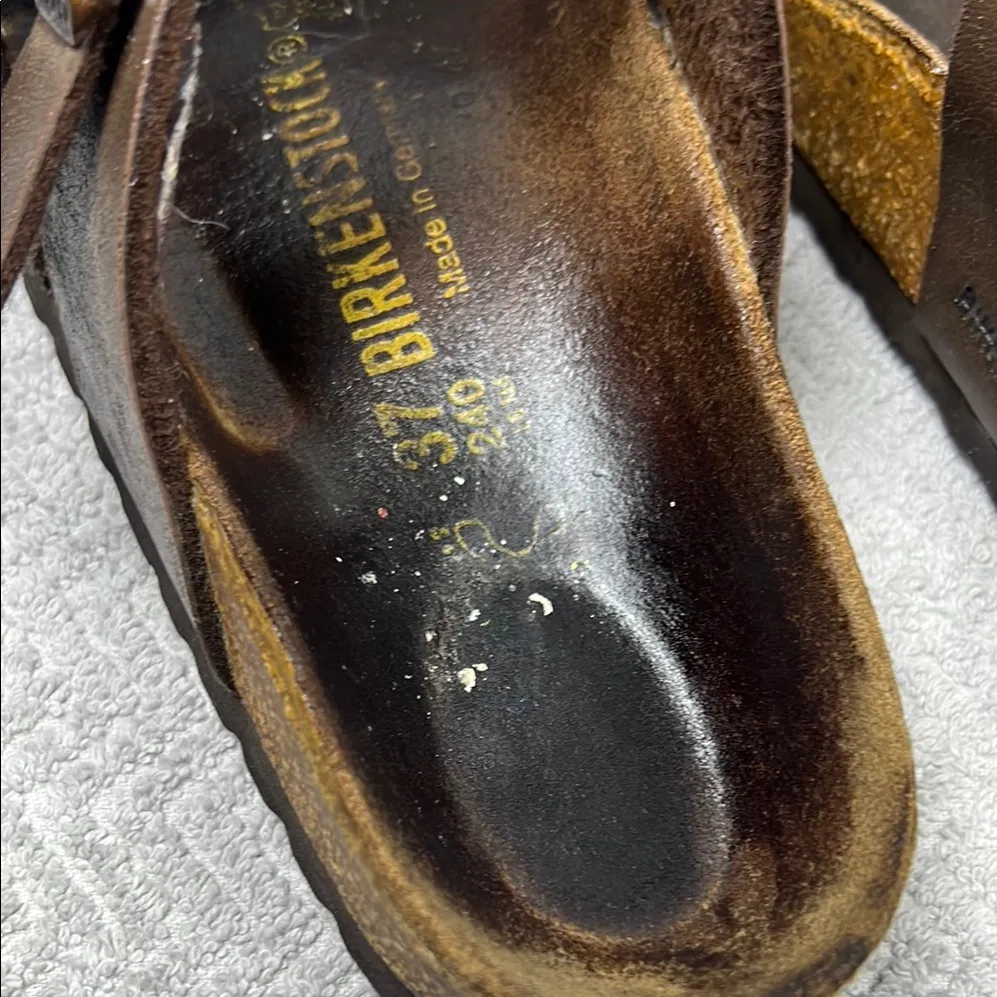 BIRKENSTOCK sandals MAYARI BIRKIBUC size7                               ordr195 - Image 9