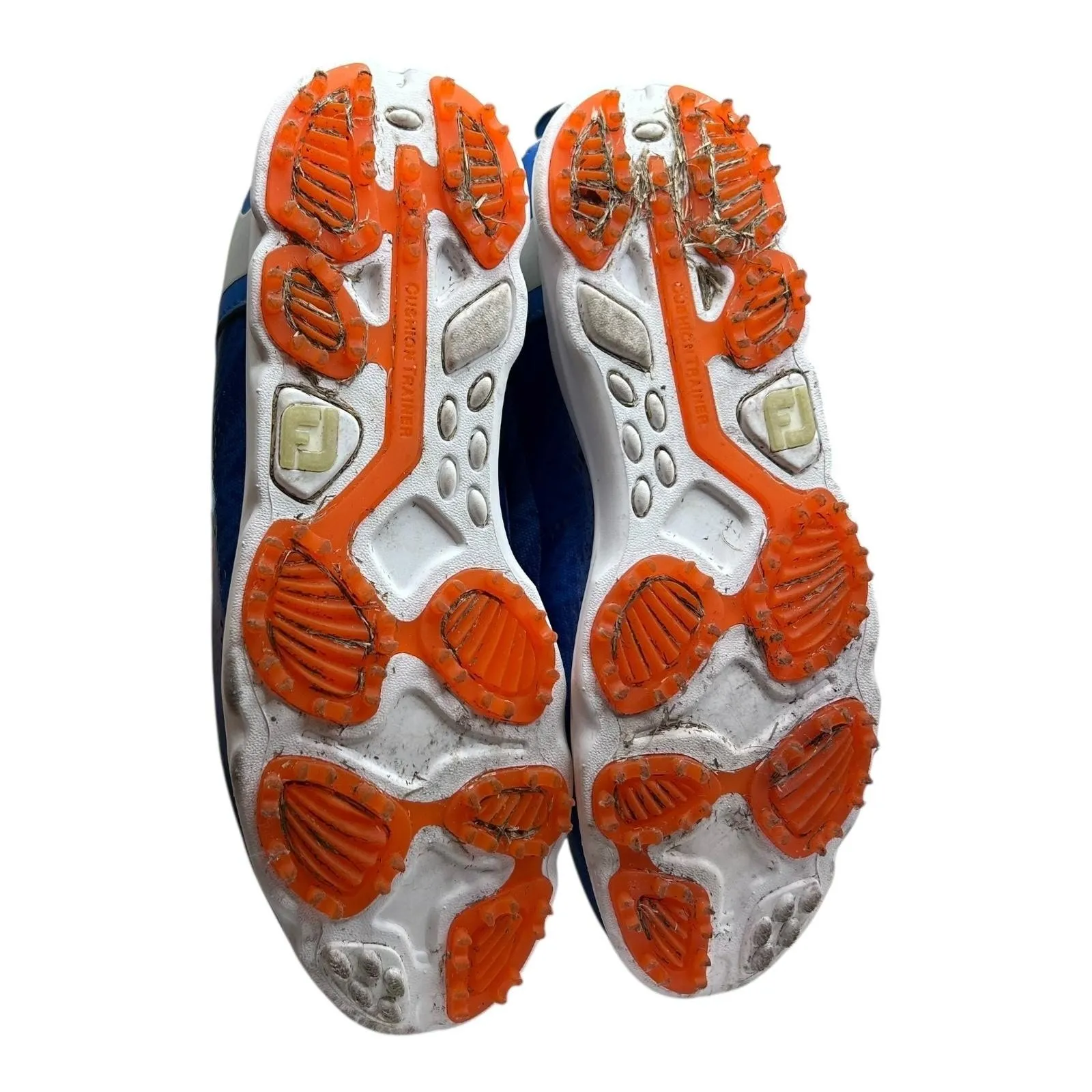 FootJoy BOA Dial Golf Shoes Size 5.5 M Blue Orange Lace Free Cleats 98031 FJ - Image 4