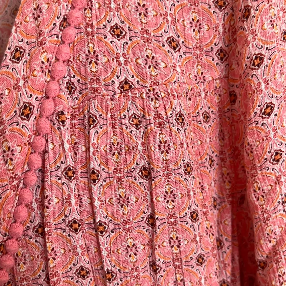 Knox Rose V-Neck Tiered Mini Dress - Image 7